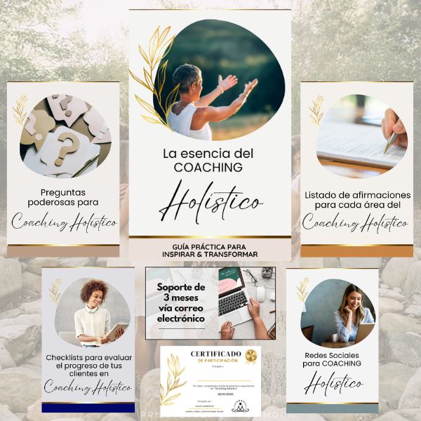 PACK: Coaching Holístico - Guía práctica para inspirar y transformar + Certificación 🙏