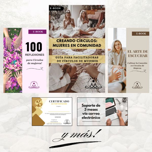 PACK: Facilitadora de Círculos de Mujeres + Certificación🫂