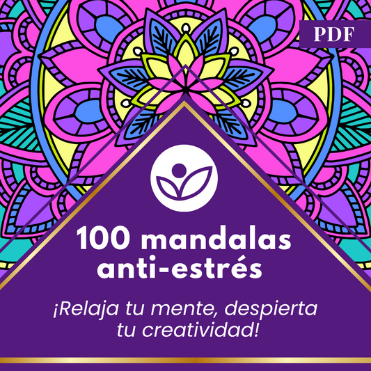 🔥HOT SALE🔥 100 Mandalas anti-estrés en PDF – Para colorear e imprimir 🌸